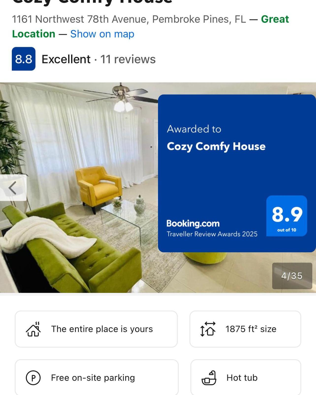 Cozy Comfy House Villa Pembroke Pines Ngoại thất bức ảnh